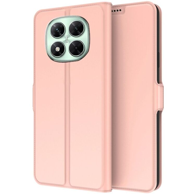 Чехол-книжка Deexe Faro Wallet для Xiaomi Redmi Note 14 Pro 5G / Poco X7 - Rose Gold: фото 1 из 6