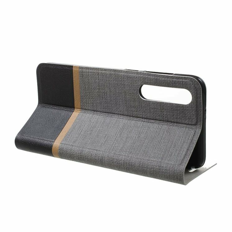 Чохол-книжка Deexe Lines Texture для Xiaomi Mi 9 SE (Special Edition) - Grey: фото 4 з 7