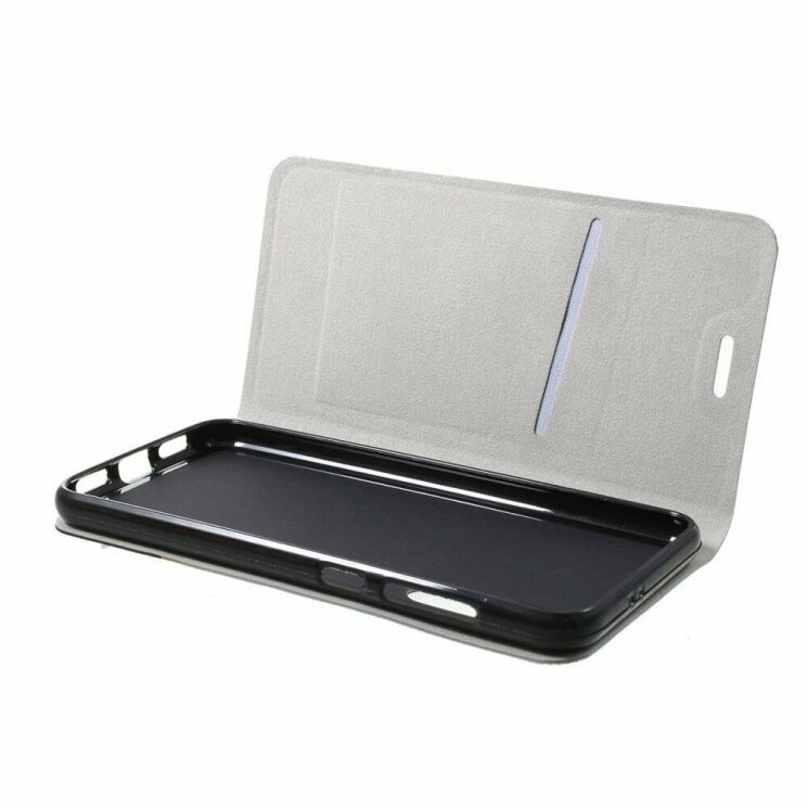 Чохол-книжка Deexe Lines Texture для Xiaomi Mi 9 SE (Special Edition) - Grey: фото 5 з 7