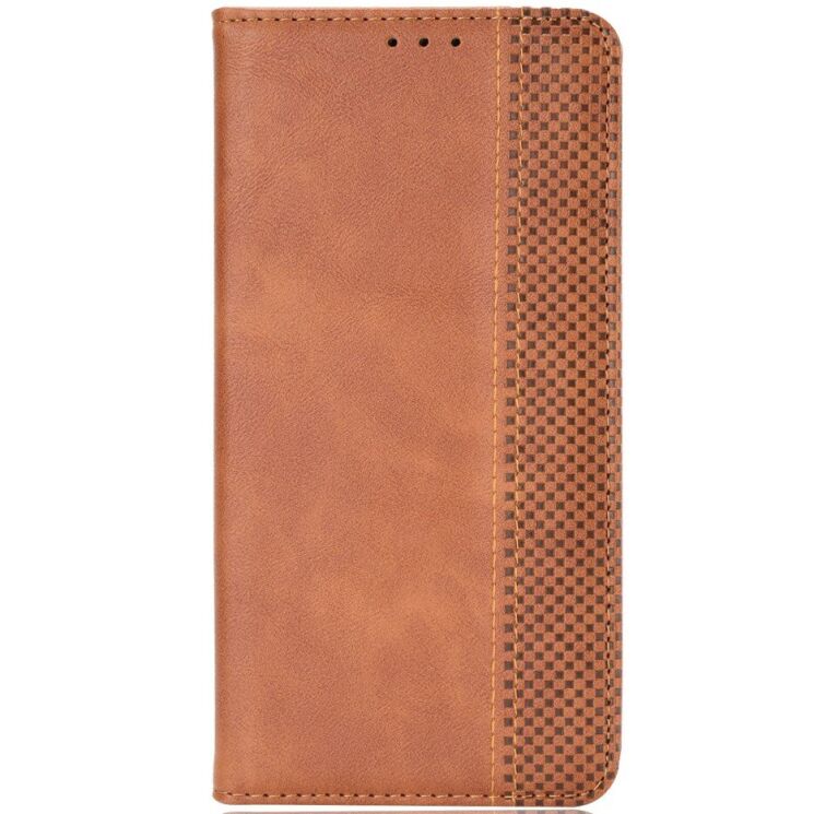 Чехол-книжка Deexe Retro Style для Realme C85 Pro - Brown (403902Z) Чехол-книжка Deexe Retro Style для Realme C85 Pro - Brown: фото 4 из 19