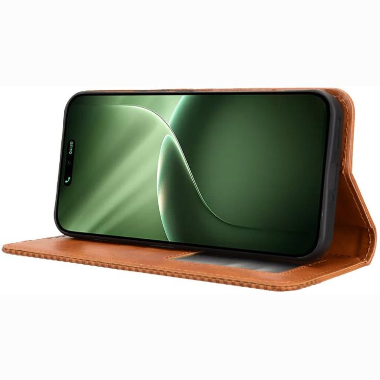 Чохол-книжка Deexe Retro Style для TECNO Camon 50 - Brown (386333Z) Чохол-книжка Deexe Retro Style для TECNO Camon 50 - Brown: фото 7 з 20