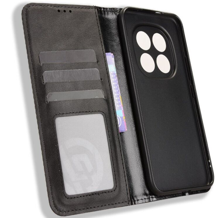 Чохол-книжка Deexe Retro Style для Xiaomi Redmi Note 15 Pro 5G - Black (405013B) Чохол-книжка Deexe Retro Style для Xiaomi Redmi Note 15 Pro 5G - Black: фото 5 з 18