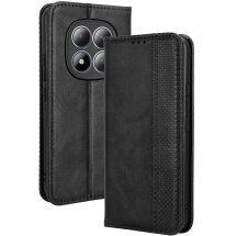 Чохол-книжка Deexe Retro Style для Xiaomi Redmi Note 15 Pro 5G - Black: фото 1 з 18