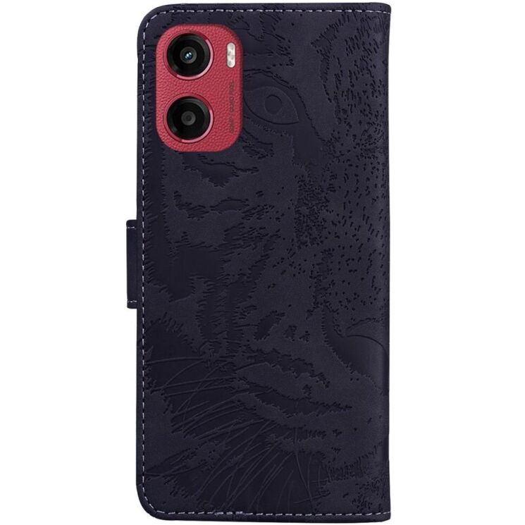 Чохол-книжка Deexe Tiger для Motorola Moto G05 / Moto E15 - Black: фото 6 з 7