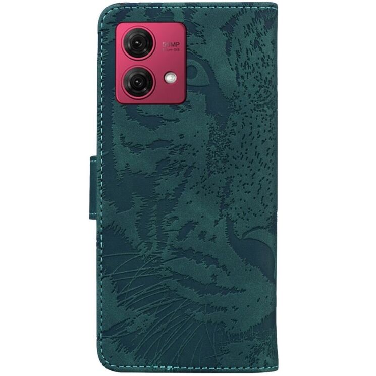 Чехол-книжка Deexe Tiger для Motorola Moto G84 - Green: фото 6 из 7
