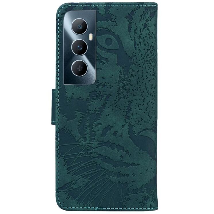 Чехол-книжка Deexe Tiger для Realme C65 - Green: фото 6 из 7