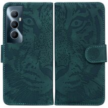 Чехол-книжка Deexe Tiger для Realme C65 - Green: фото 1 из 7