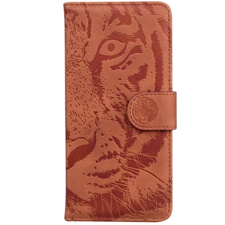 Чехол-книжка Deexe Tiger для Xiaomi Redmi 13C / Poco C65 - Brown: фото 5 из 7
