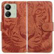 Чехол-книжка Deexe Tiger для Xiaomi Redmi 13C / Poco C65 - Brown (342570Z)