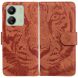 Чехол-книжка Deexe Tiger для Xiaomi Redmi 13C / Poco C65 - Brown (342570Z). Фото 1 из 7