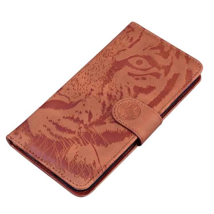 Чехол-книжка Deexe Tiger для Xiaomi Redmi Note 15 Pro 5G - Brown (405023Z) Чехол-книжка Deexe Tiger для Xiaomi Redmi Note 15 Pro 5G - Brown: фото 3 з 7