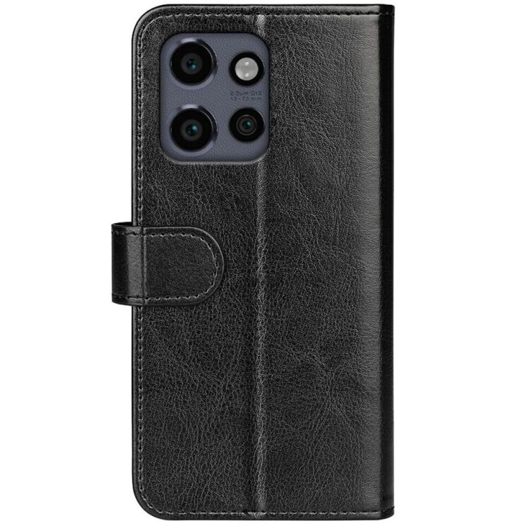 Чехол-книжка Deexe Wallet Style для Motorola Edge 50 Neo - Black: фото 5 из 10