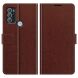 Чехол-книжка Deexe Wallet Style для Motorola Moto G60s - Brown (291406Z). Фото 2 из 8