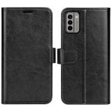 Классический чехол-книжка Deexe Wallet Style для Nokia G22 - Black: фото 1 из 9