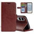 Чехол-книжка Deexe Wallet Style для Samsung Galaxy S25 Edge (S937) - Brown (377507Z)