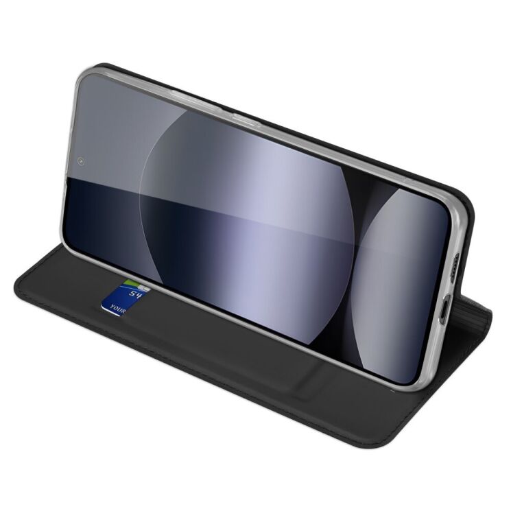 Чехол-книжка DUX DUCIS Skin Pro для Xiaomi Redmi Note 14 4G - Black: фото 3 из 11