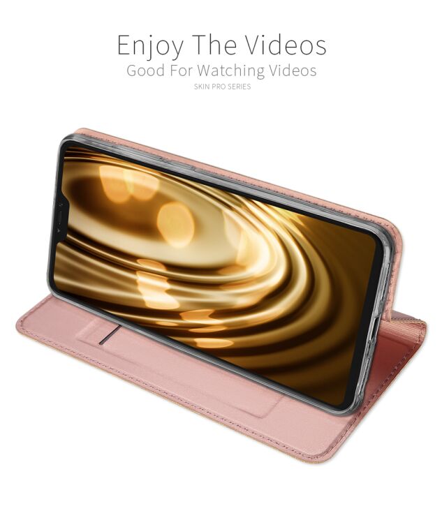 Чохол-книжка DUX DUCIS Skin Pro для Xiaomi Redmi Note 6 / Note 6 Pro - Rose Gold: фото 9 з 9