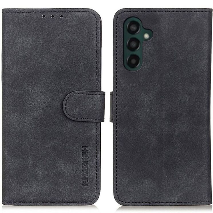 Чехол-книжка KHAZNEH Retro Wallet для Samsung Galaxy A24 (A245) - Black: фото 1 из 9