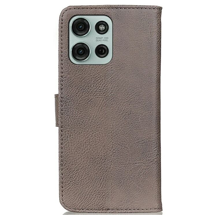 Чехол-книжка KHAZNEH Wallet Cover для Motorola Moto G75 - Khaki: фото 6 из 8