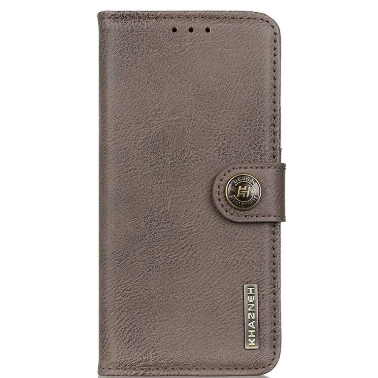 Чехол-книжка KHAZNEH Wallet Cover для Motorola Moto G75 - Khaki: фото 5 из 8