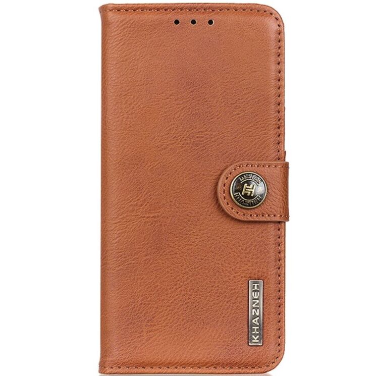 Чехол-книжка KHAZNEH Wallet Cover для OPPO Reno 12 Pro - Brown: фото 5 из 8