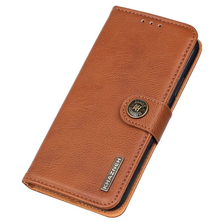 Чехол-книжка KHAZNEH Wallet Cover для OPPO Reno 12 Pro - Brown: фото 4 из 8