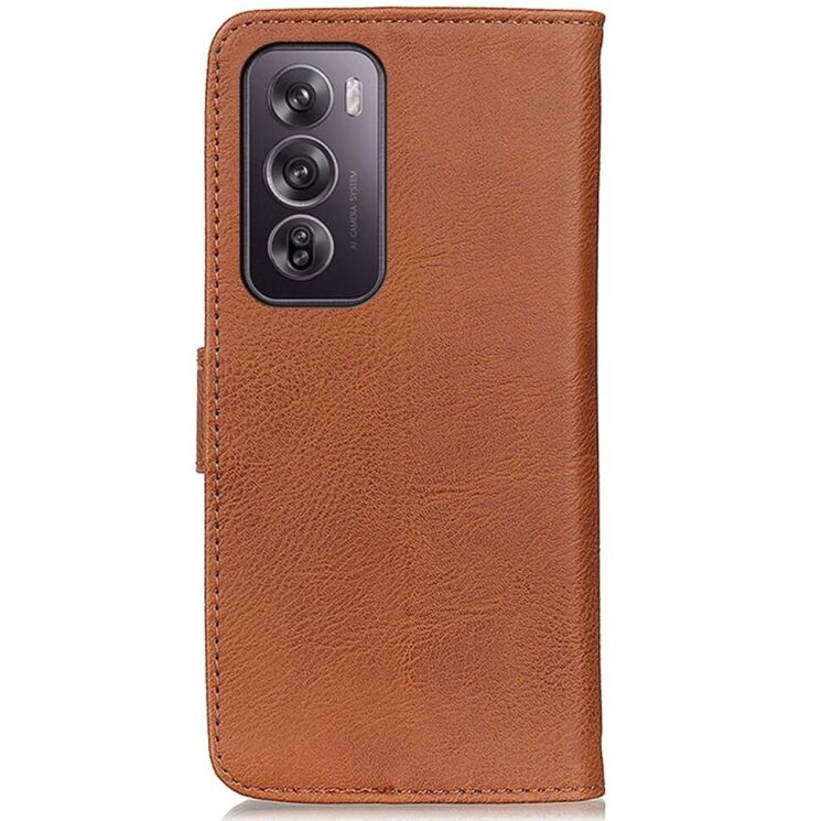 Чехол-книжка KHAZNEH Wallet Cover для OPPO Reno 12 Pro - Brown: фото 6 из 8