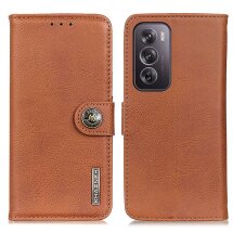 Чехол-книжка KHAZNEH Wallet Cover для OPPO Reno 12 Pro - Brown: фото 1 из 8