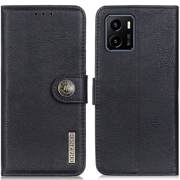 Чехол-книжка KHAZNEH Wallet Cover для VIVO Y15s - Black: фото 2 из 10