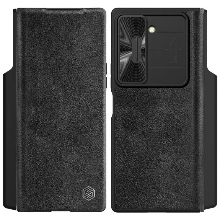 Чохол-книжка NILLKIN Qin Pro (FF) для Samsung Galaxy Fold 6 - Black: фото 1 з 22