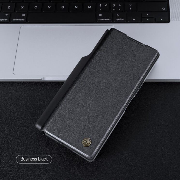 Чохол-книжка NILLKIN Qin Pro (FF) для Samsung Galaxy Fold 6 - Black: фото 20 з 22