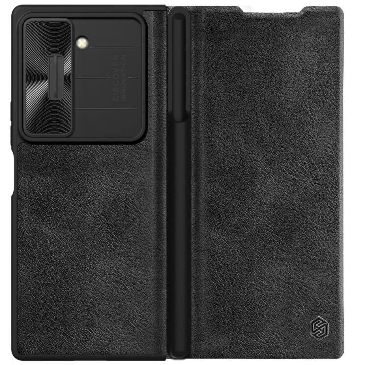 Чохол-книжка NILLKIN Qin Pro (FF) для Samsung Galaxy Fold 6 - Black: фото 2 з 22