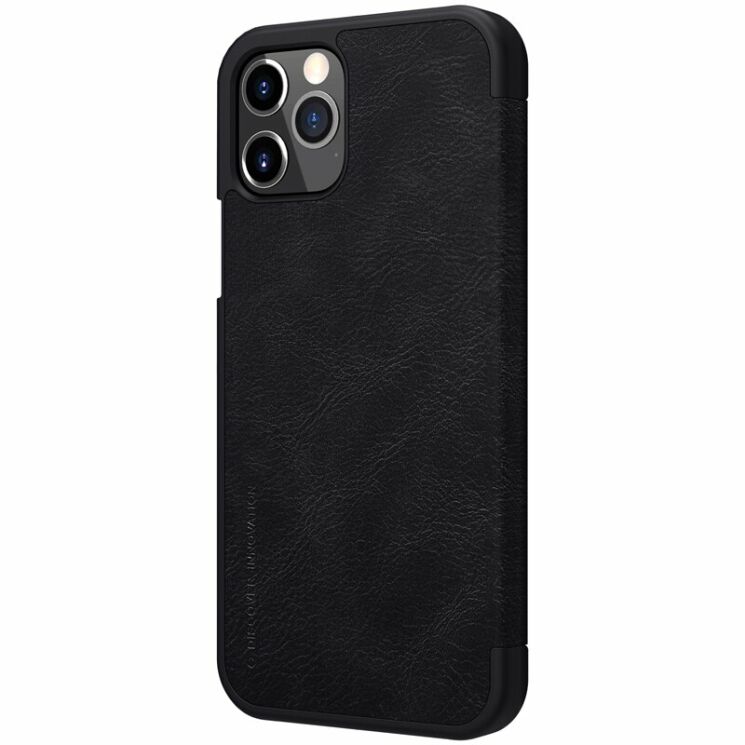 Чохол-книжка NILLKIN Qin Series для Apple iPhone 12 / iPhone 12 Pro - Black: фото 3 з 17