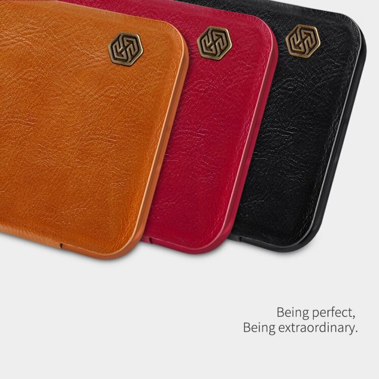 Чохол-книжка NILLKIN Qin Series для Apple iPhone 12 / iPhone 12 Pro - Red: фото 8 з 17