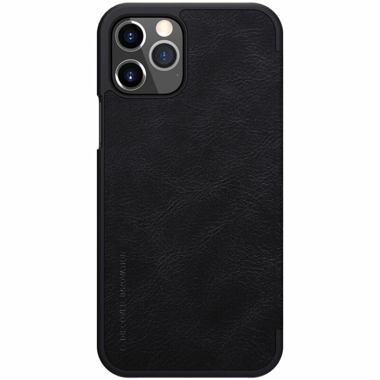 Чохол-книжка NILLKIN Qin Series для Apple iPhone 12 / iPhone 12 Pro - Black: фото 2 з 17