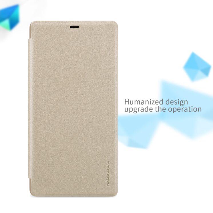 Чехол-книжка NILLKIN Sparkle Series для Xiaomi Mi 8 SE (Special Edition) - Gold: фото 14 из 15