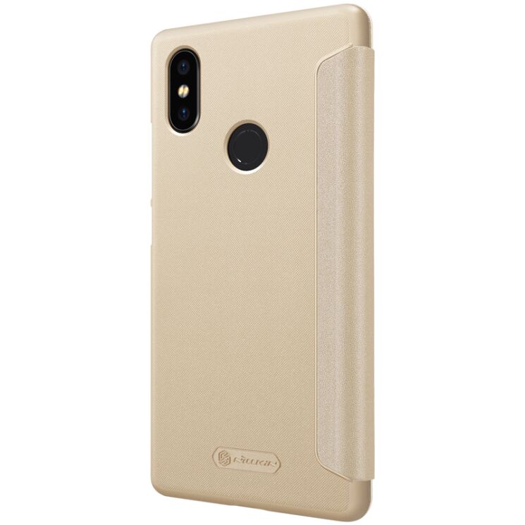 Чехол-книжка NILLKIN Sparkle Series для Xiaomi Mi 8 SE (Special Edition) - Gold: фото 5 из 15