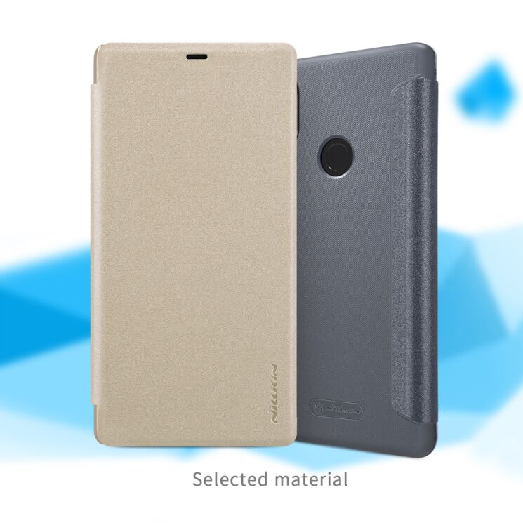 Чехол-книжка NILLKIN Sparkle Series для Xiaomi Mi 8 SE (Special Edition) - Gold: фото 11 из 15