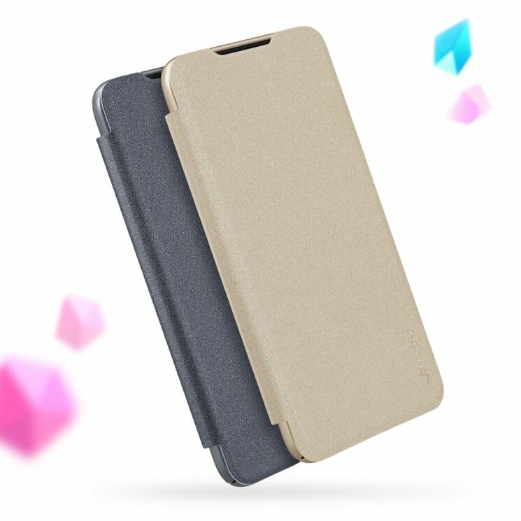 Чехол-книжка NILLKIN Sparkle Series для Xiaomi Redmi 7 - Grey: фото 6 из 16