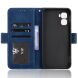 Чехол-книжка с карманами Deexe Wallet Stand для Infinix GT 50 Pro - Blue (422401L). Фото 4 из 15