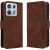 Чехол-книжка с карманами Deexe Wallet Stand для Motorola Edge 70 Max - Brown: фото 1 из 16