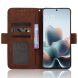 Чехол-книжка с карманами Deexe Wallet Stand для Motorola Edge 70 Max - Brown (435505Z). Фото 4 из 16