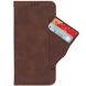 Чехол-книжка с карманами Deexe Wallet Stand для Motorola Edge 70 Max - Brown (435505Z). Фото 2 из 16