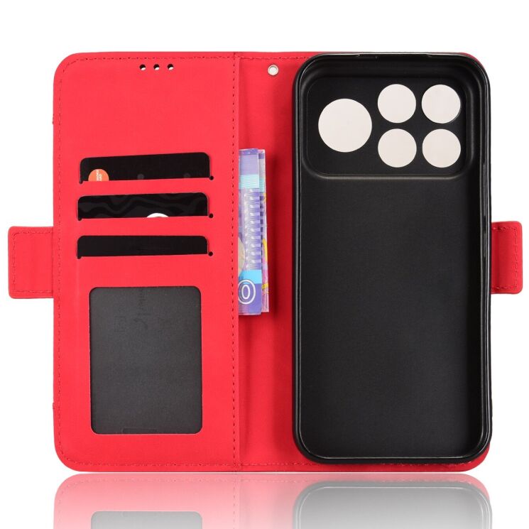 Чехол-книжка с карманами Deexe Wallet Stand для Xiaomi Poco F9 Pro - Red (429109R) Чехол-книжка с карманами Deexe Wallet Stand для Xiaomi Poco F9 Pro - Red: фото 4 из 17