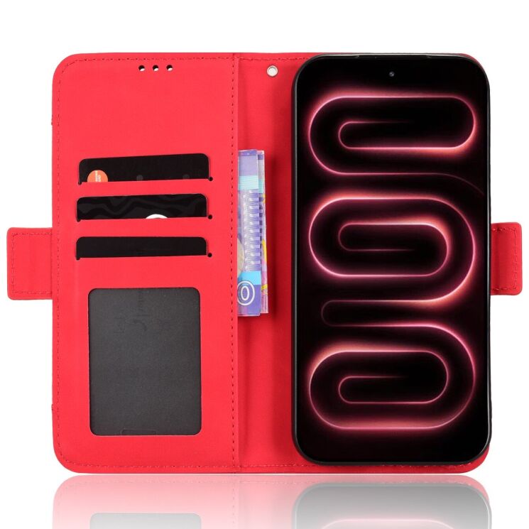 Чехол-книжка с карманами Deexe Wallet Stand для Xiaomi Poco F9 Pro - Red (429109R) Чехол-книжка с карманами Deexe Wallet Stand для Xiaomi Poco F9 Pro - Red: фото 5 из 17