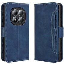 Чохол-книжка з кишеньками Deexe Wallet Stand для Xiaomi Redmi Note 15 Pro - Blue: фото 1 з 16