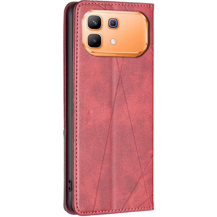 Чохол-книжка з кишеньками UniCase Geometric Pattern для Infinix Note 60 / 60 Pro - Red (409300R) Чохол-книжка з кишеньками UniCase Geometric Pattern для Infinix Note 60 / 60 Pro - Red: фото 3 з 10