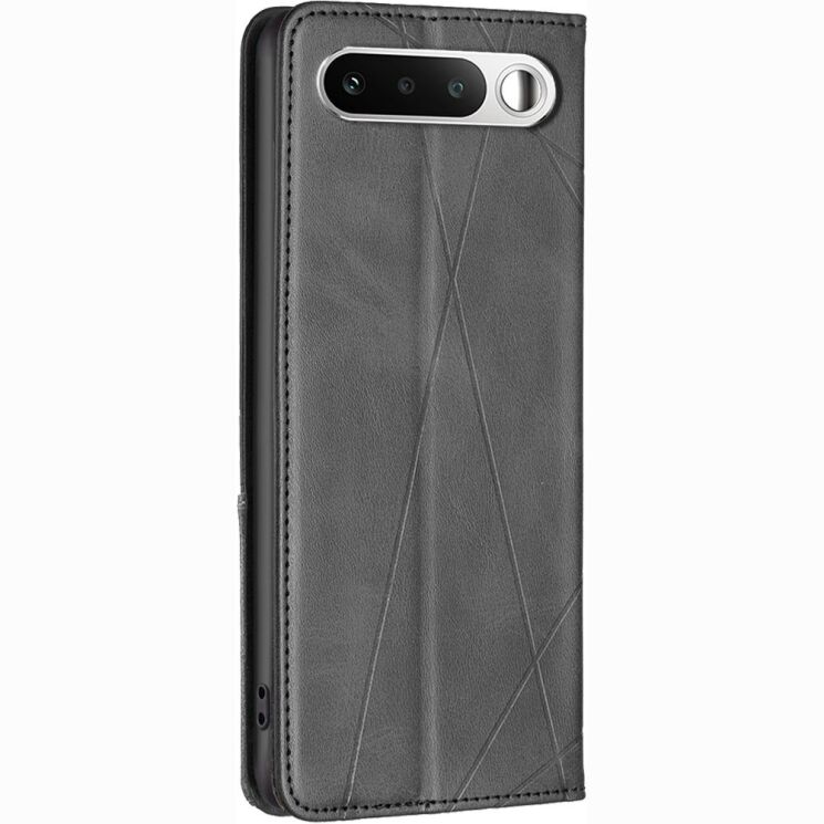 Чохол-книжка з кишеньками UniCase Geometric Pattern для Realme 16 - Black: фото 3 з 11
