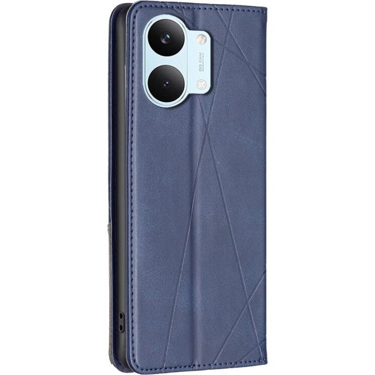 Чехол-книжка с карманами UniCase Geometric Pattern для Xiaomi Poco X8 Pro Max - Blue: фото 3 из 11