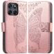 Чохол-книжка з малюнком UniCase Butterfly Pattern для Motorola Edge 70 Fusion - Rose Gold (409536RG). Фото 5 з 8